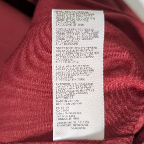 NWT Free People | Hayley Strapless Midi Dress In Russet Acorn - Picture 9 of 10